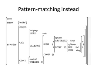 Pattern-matching instead
 
