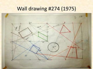 Wall drawing #274 (1975)
 