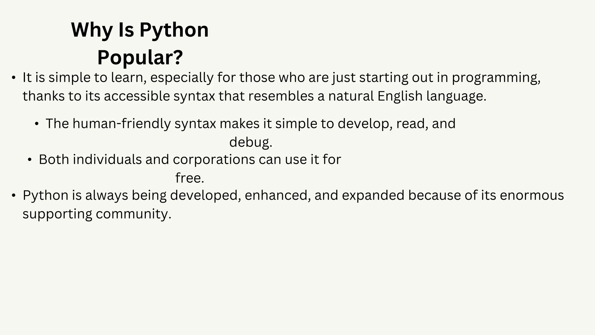 Python Language for Beginners: Comprehensive Guide | PPT