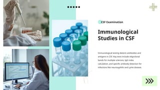 Comprehensive Guide to Cerebrospinal Fluid Examination and Analysis in ...