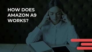 HOW DOES
AMAZON A9
WORKS?
 