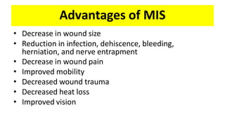 MINIMALLY INVASIVE SURGERY.pptx
