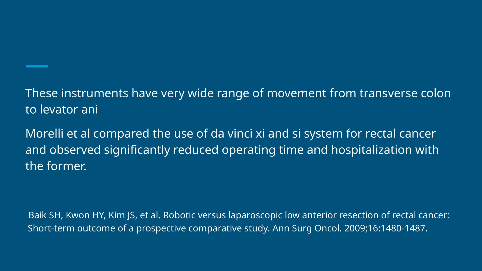 MINIMALLY SURGERY IN RECTAL CANCERSurgical and newer advances PPT