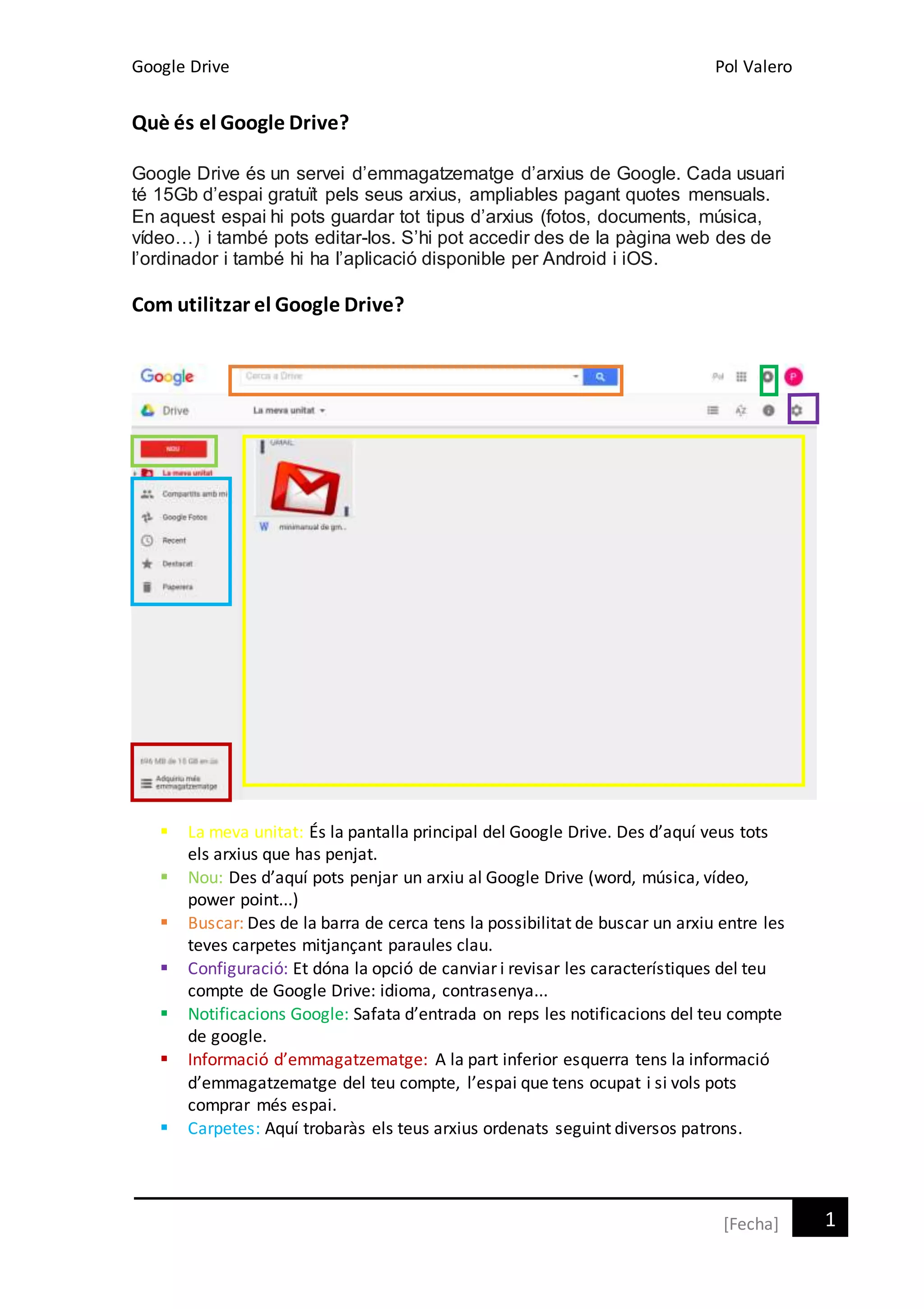 Mini Manual de Google Drive | PDF