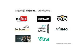 viagens já viajadas... pré-viagens
© th2: Workshop Hotels  Travel 2.0, Abril 2010
 