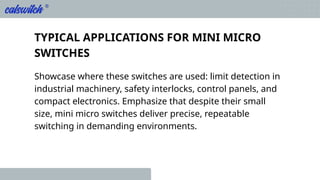 Mini Micro Switch Compact Design with Precise Performance.pptx