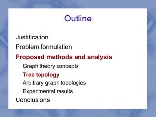Assignment of relations to nodes in the topology. 