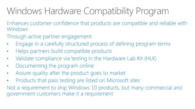 Windows 10 Minimum Hardware Specification