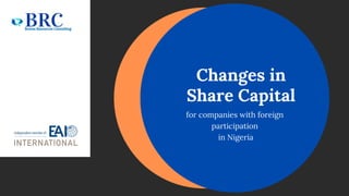 Minimum share capital for companies with foreign investor in Nigeria.pdf