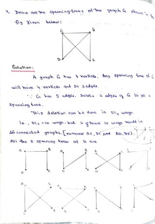 Spanning tree - Minimum spanning tree | PDF