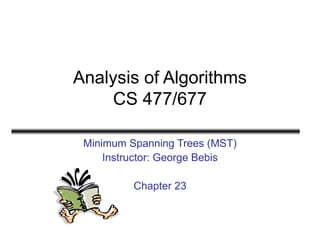 Comprehensive Analysis of Minimum Spanning Trees and Algorithms in ...