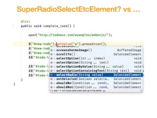 SuperRadioSelectEtcElement? vs …
 