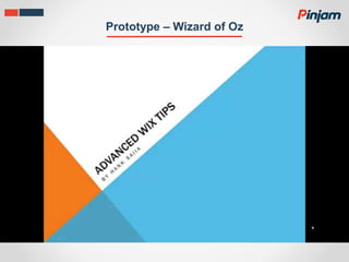 Prototype – Wizard of Oz
 