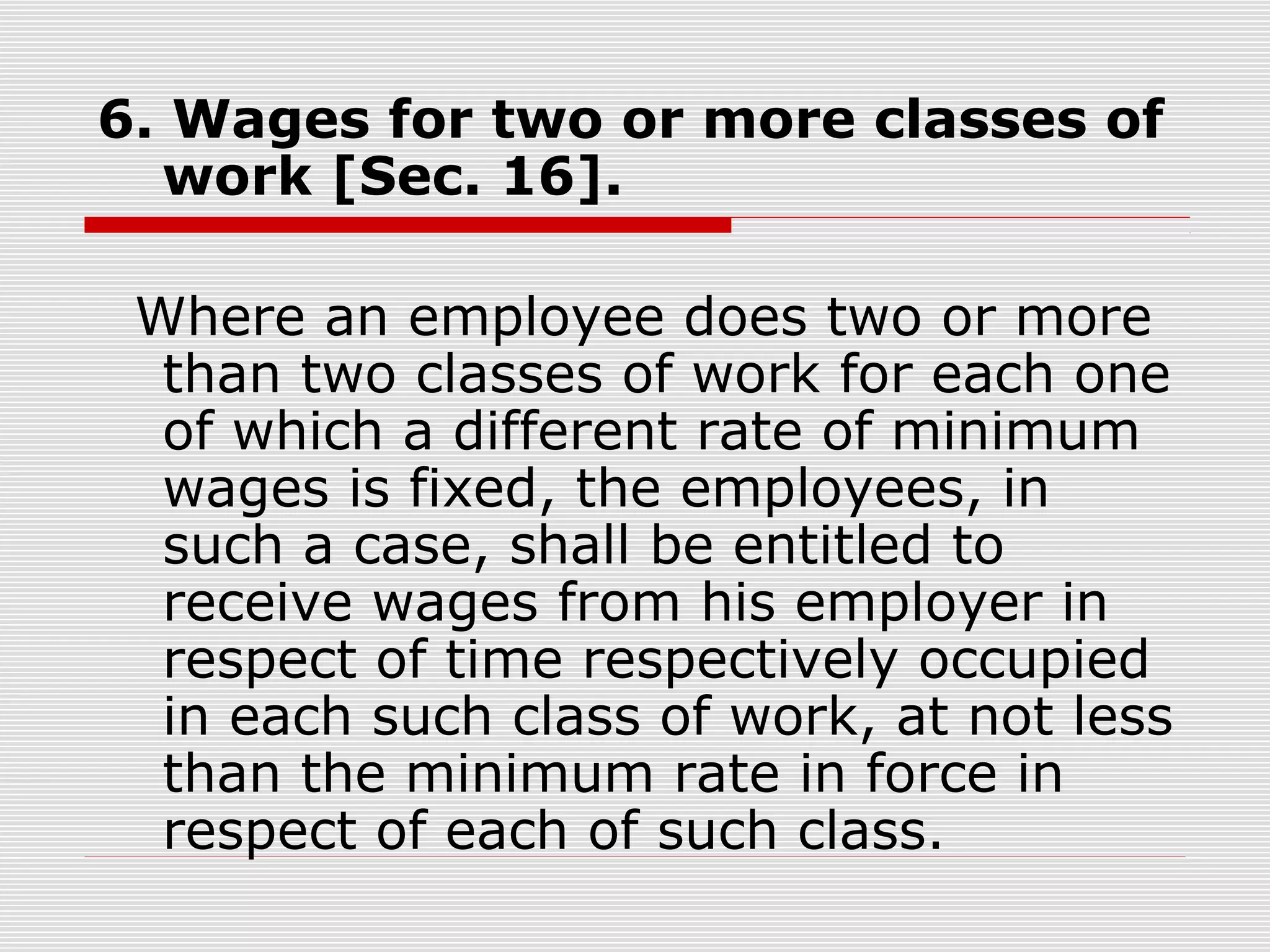 Minimum wages act, 1948 | PPT