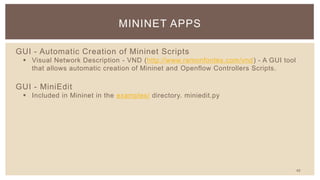 Mininet demo | PPTX