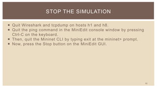 Mininet demo | PPTX