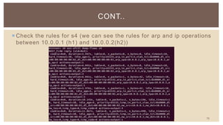 Mininet demo | PPTX