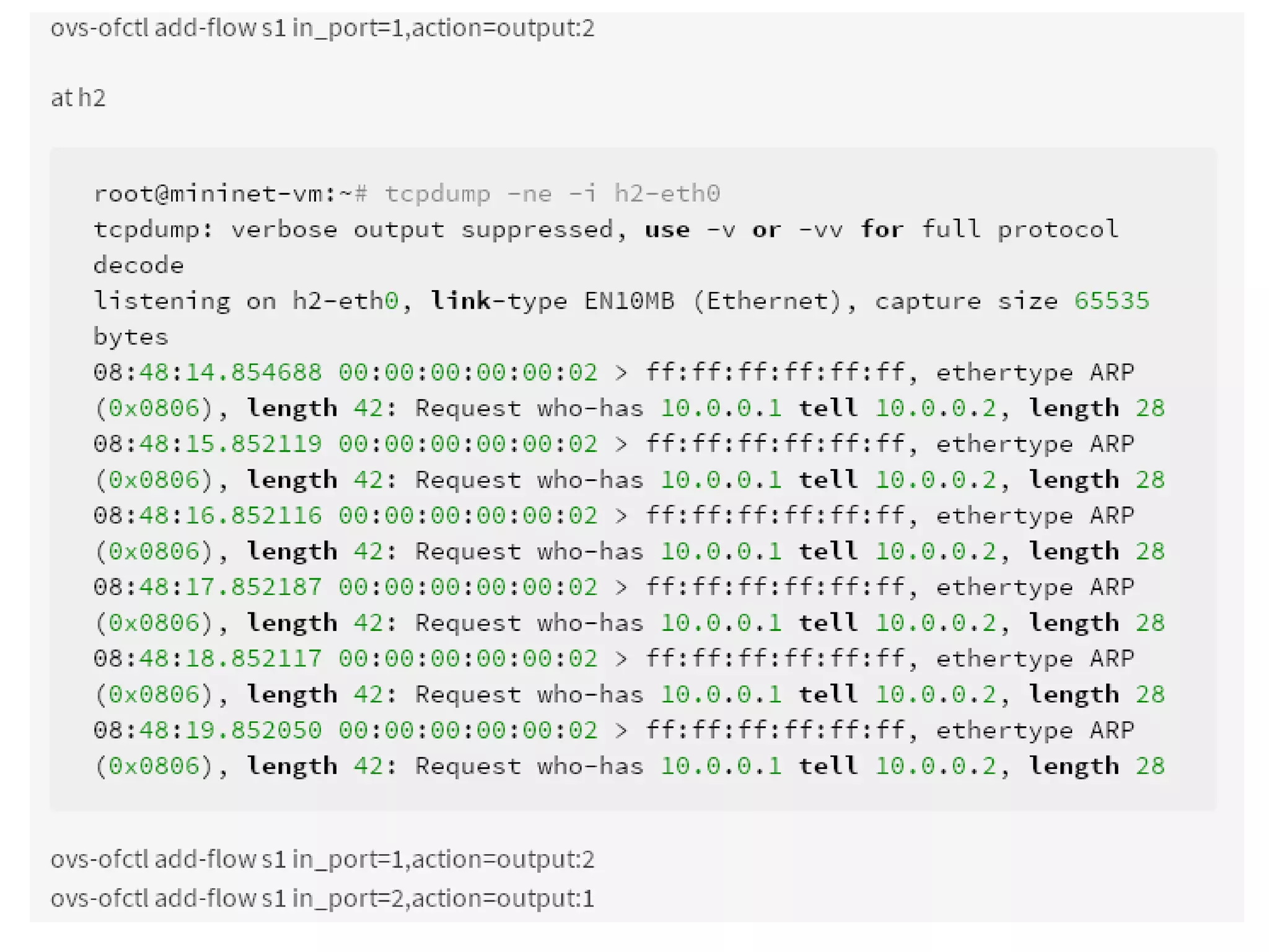 5 - SDN Mininet experiments by Bagus Aditya & Hamzah Mustakim
