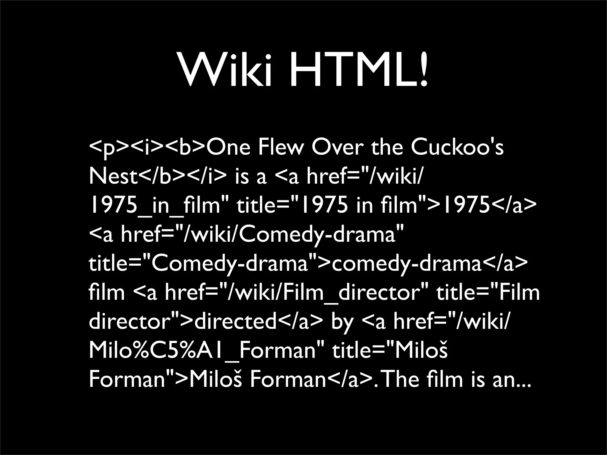 Mining Wikipedia For Awesome Data