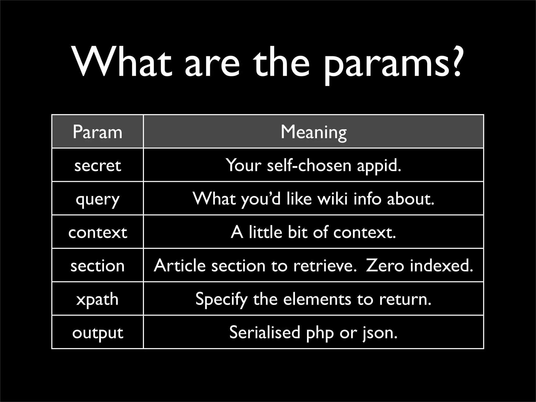 Mining Wikipedia For Awesome Data