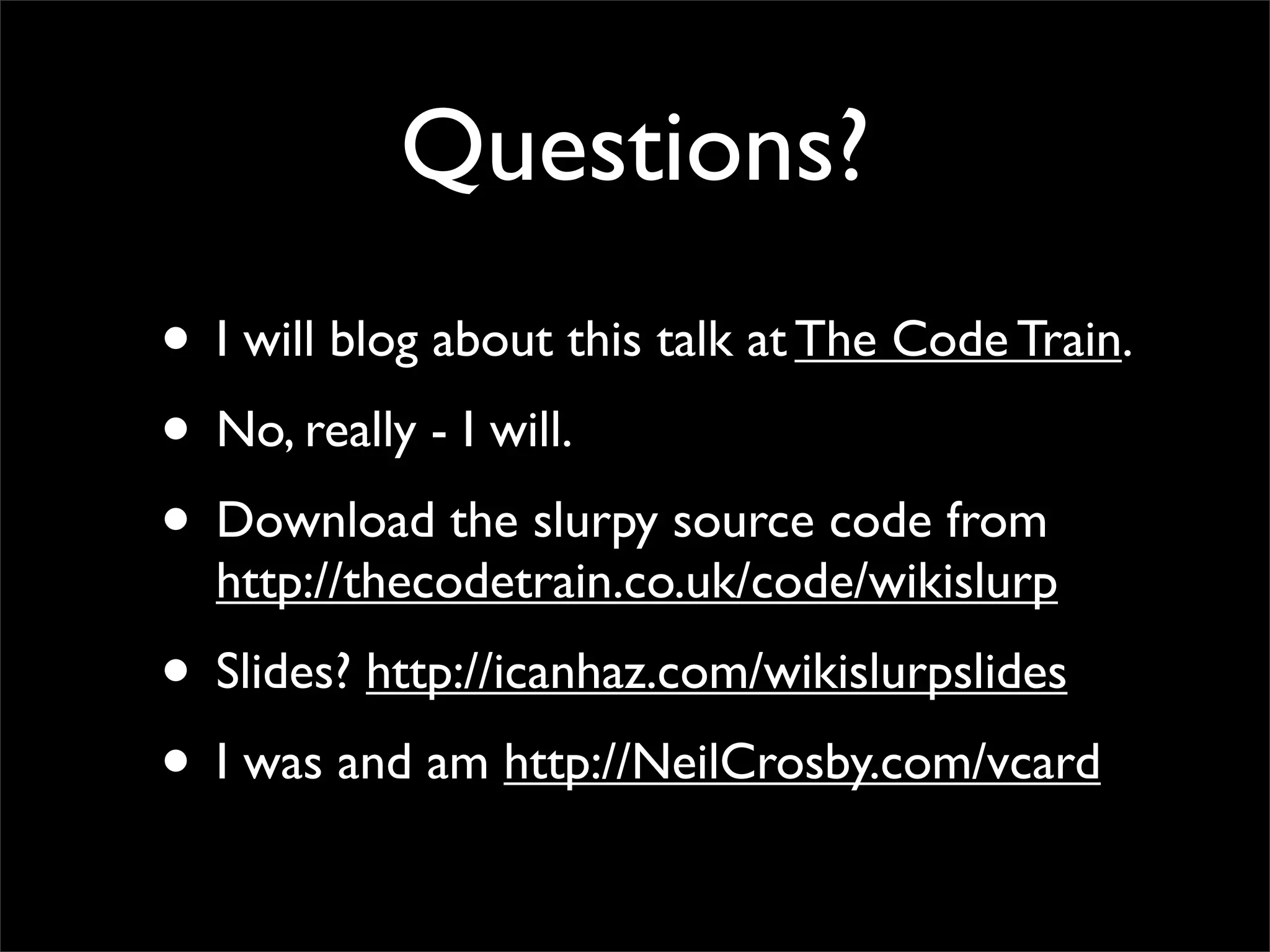 Mining Wikipedia For Awesome Data