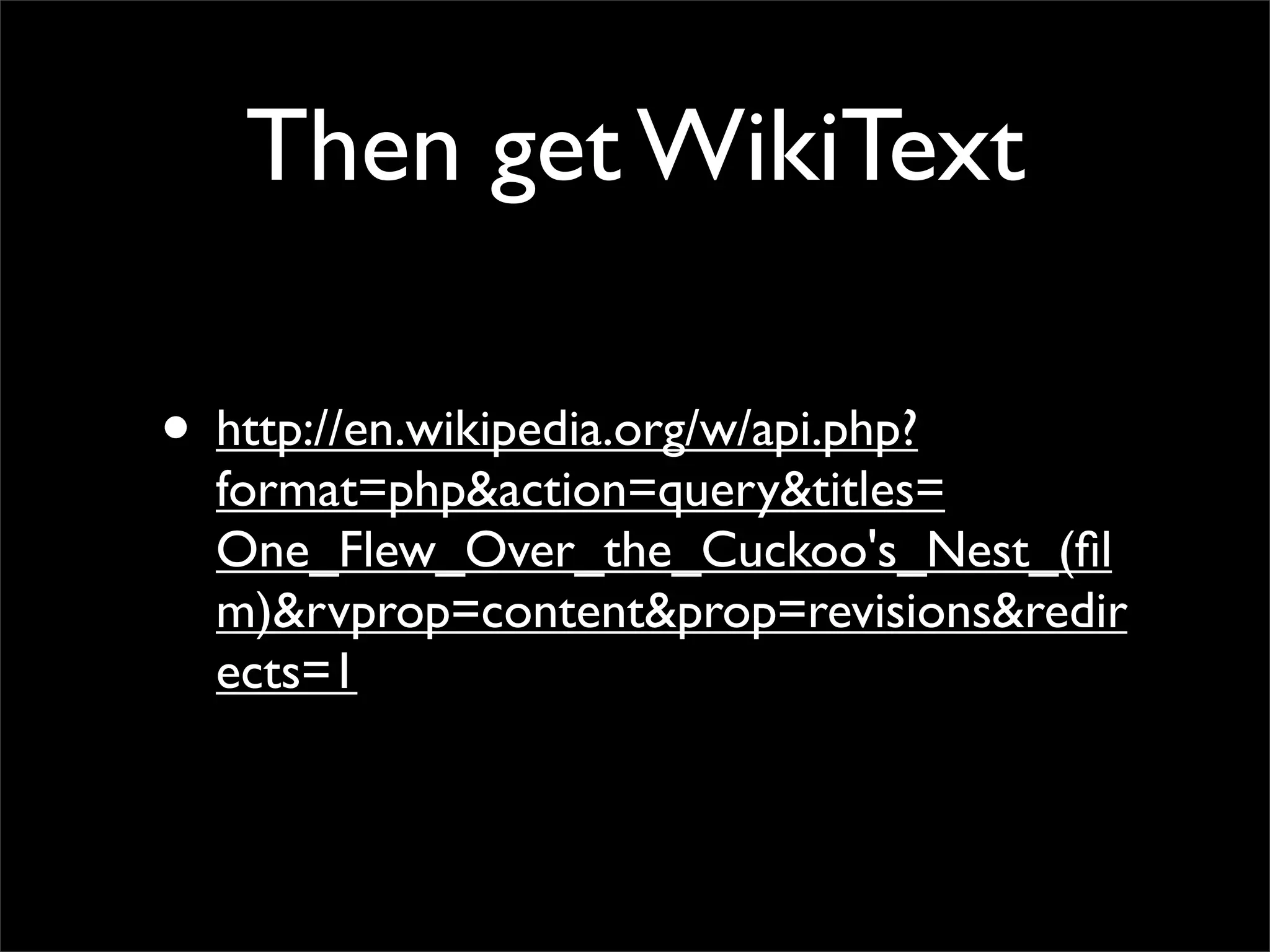 Mining Wikipedia For Awesome Data