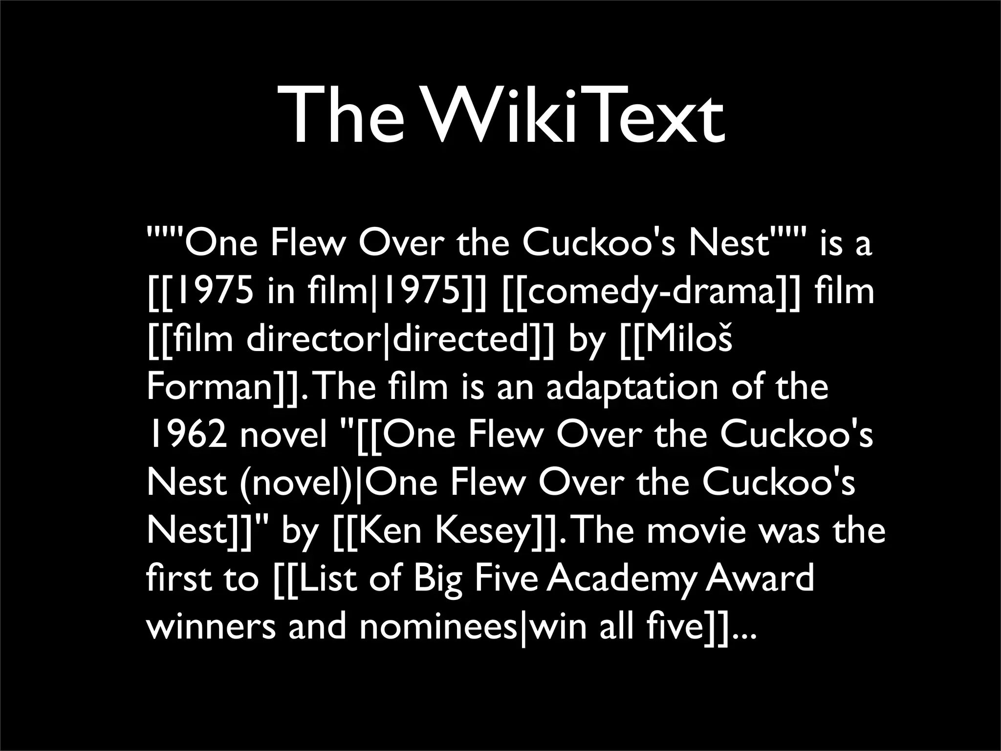 Mining Wikipedia For Awesome Data