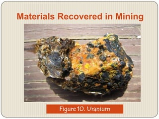 Materials Recovered in Mining

Figure 10. Uranium

 