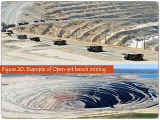 Figure 20. Example of Open-pit bench mining

 