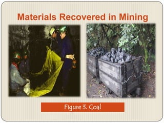 Materials Recovered in Mining

Figure 3. Coal

 