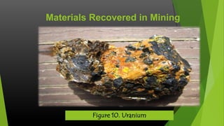 Materials Recovered in Mining

Figure 10. Uranium

 