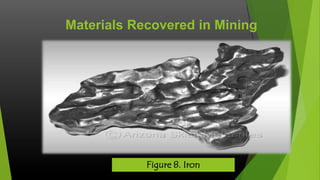 Materials Recovered in Mining

Figure 8. Iron

 
