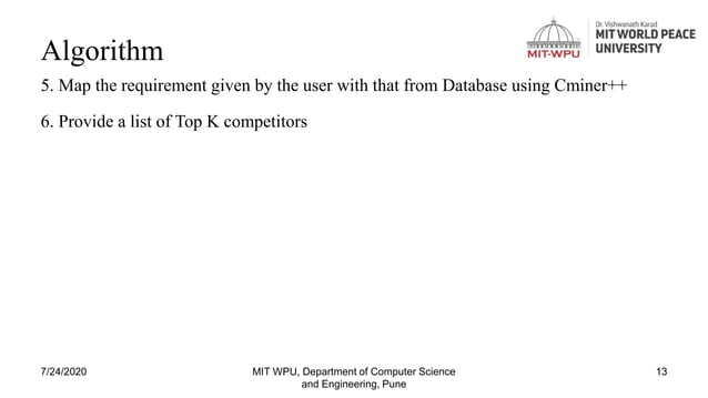 Mining competitors from large unstructured data | PPT