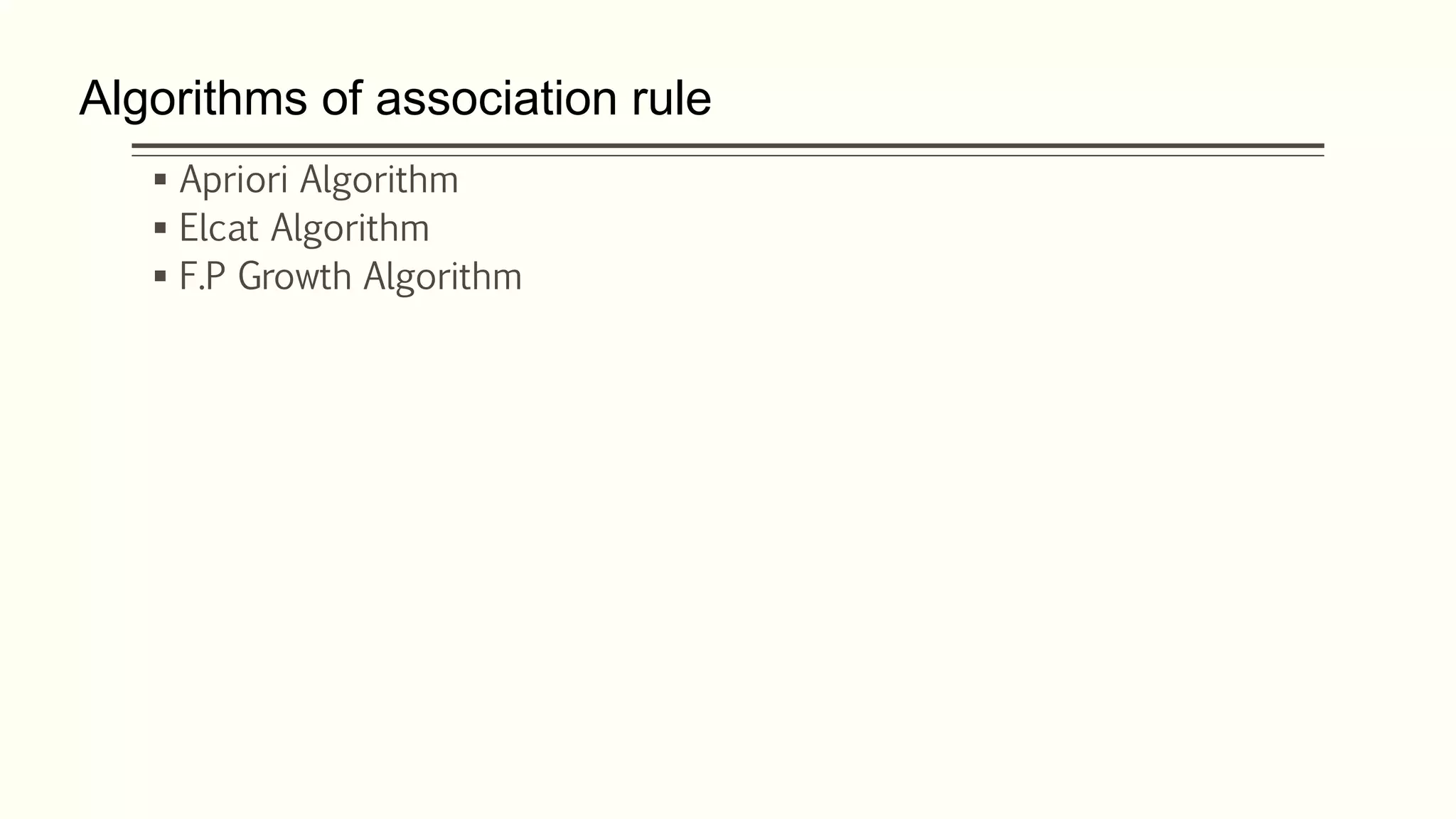 Mining Association Rules in Large Database | PPT