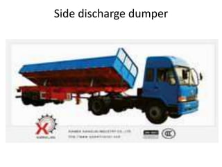 Side discharge dumper
 