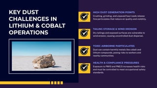 Mining Dust Control for Lithium and Cobalt Sites Essential Strategies ...