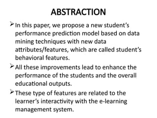 MINING EDUCATIONAL DATA TO PREDICT STUDENTS ACADEMIC PERFORMANCE.pptx