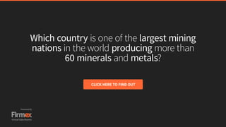 Amazing Mining Facts