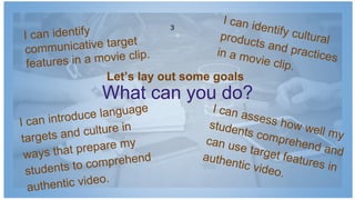 What can you do?
Let’s lay out some goals
3
 