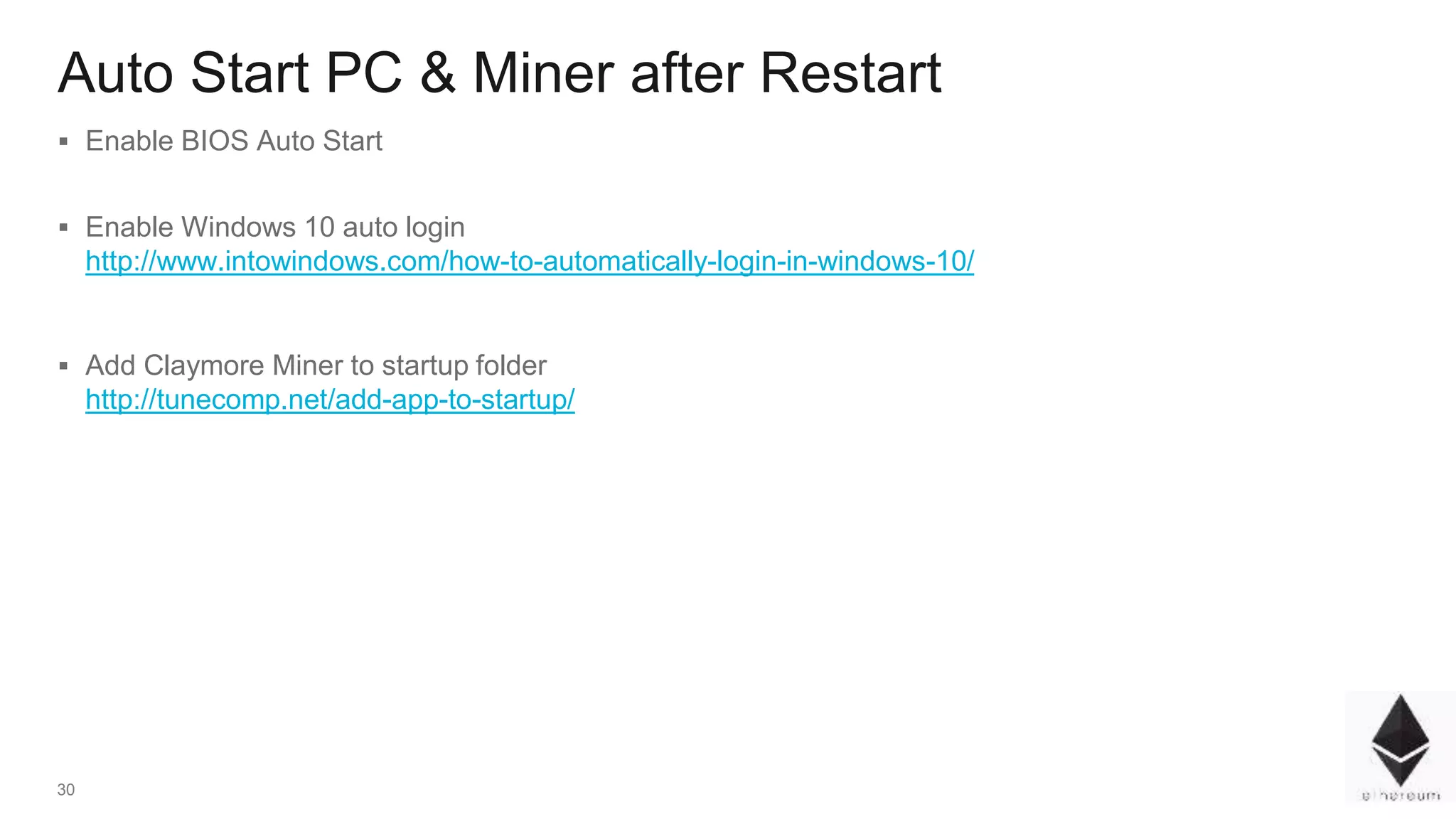 Ethereum Mining How To | PDF