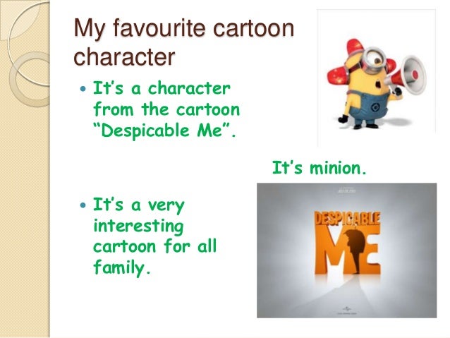 essay writing on cartoon character