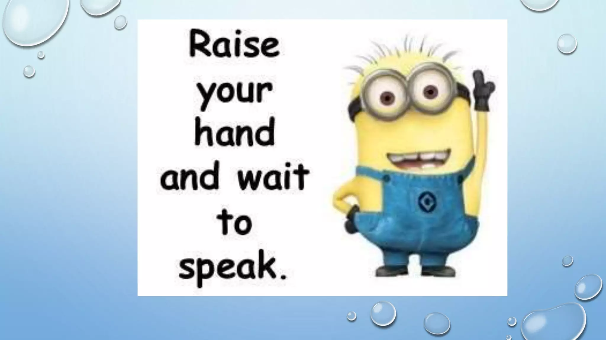 Minion rules