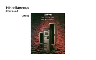 Catalog Miscellaneous  Continued 