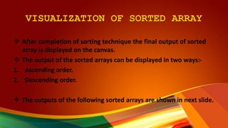 Power point presentation of Sorting Techniques | PPT