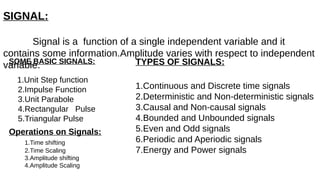 Single Basic Signal Rectangular Function Mini Project-1.pdf ajdjeipanfj isddfuojjndffn | PDF