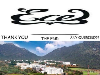 THANK YOU   THE END   ANY QUERIES???


                                  Rx




                               Aug-12
 