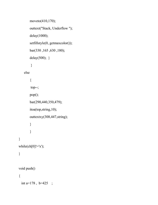 Graphical representation of stack pdf