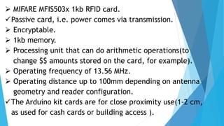 RFID attendance system | PPTX
