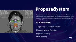 Mini project.pptx.presentation , emotion detection using facial ...