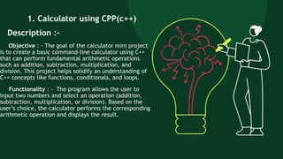 Mini project suggestion on project topic.pptx